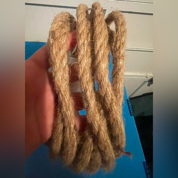 2~Nautical Rope Cotton Craft Supplies Cream 11.1 ft (3.4m)
& Tan 9.5 ft (2.9 m) - Picture 5 of 5